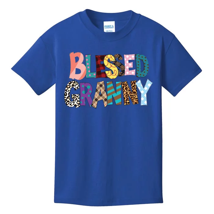 Blessed Granny Mothers Day Great Gift Kids T-Shirt