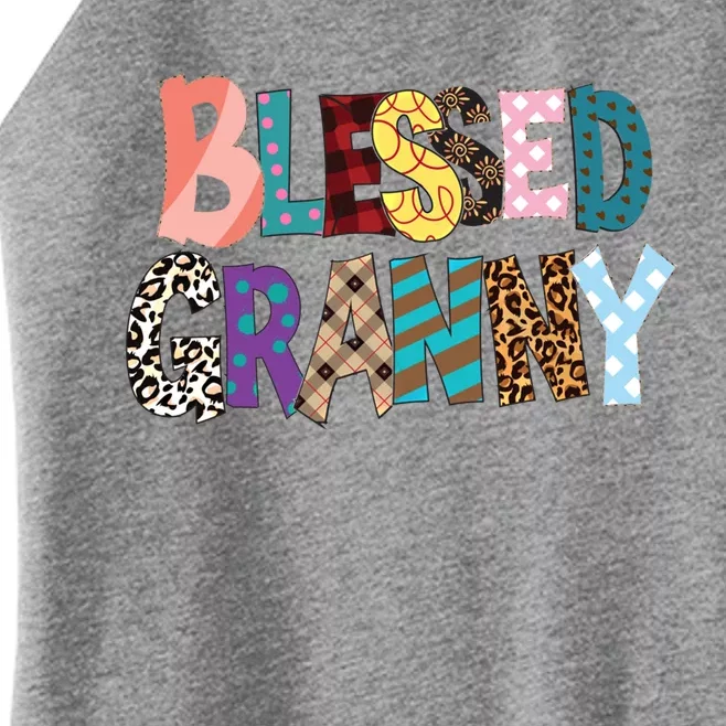 Blessed Granny Mothers Day Great Gift Women’s Perfect Tri Rocker Tank