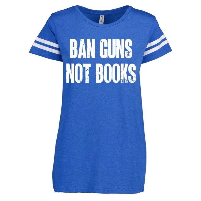 Ban Guns Not Books. Education. Protect Public Schools. Enza Ladies Jersey Football T-Shirt