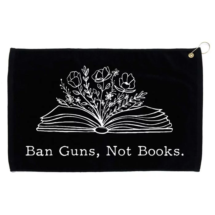 Ban Guns Not Books Retro Read Banned Books Lover Grommeted Golf Towel