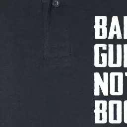 Ban Guns Not Books Softstyle Adult Sport Polo