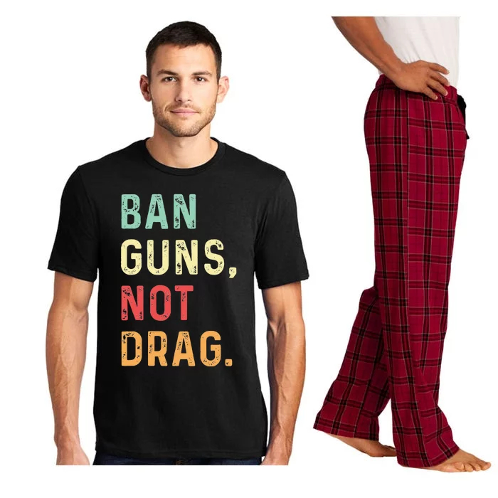 Ban Guns Not Drag Retro Pajama Set