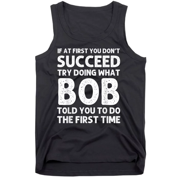 BOB Gift Name Personalized Birthday Funny Gift Tank Top