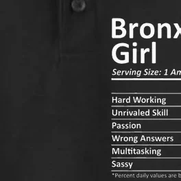 Bronx Girl Ny New York Funny City Home Roots Usa Gift Dry Zone Grid Performance Polo