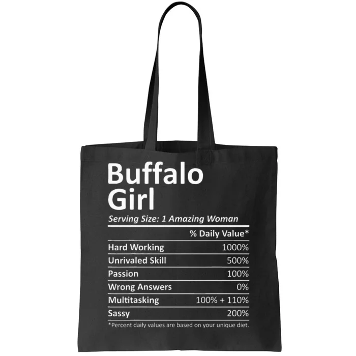 Buffalo Girl Ny New York Funny City Home Roots Usa Gift Tote Bag