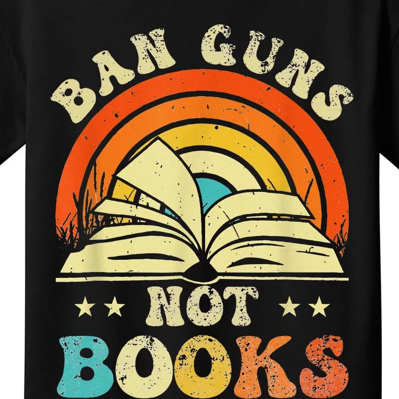 Ban Guns Not Books Kids T-Shirt