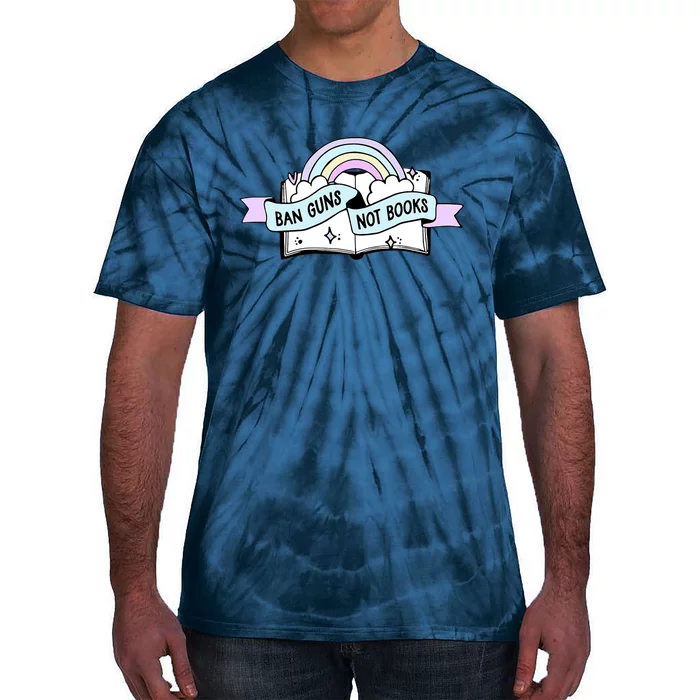 Ban Guns Not Books Protect Our Kids End Gun Violence Enough Tie-Dye T-Shirt