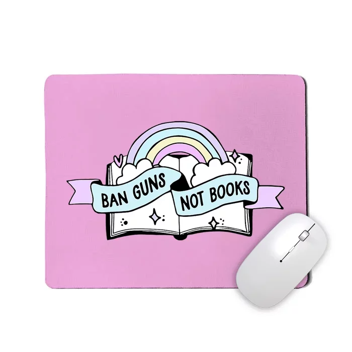 Ban Guns Not Books Protect Our Kids End Gun Violence Enough Mousepad