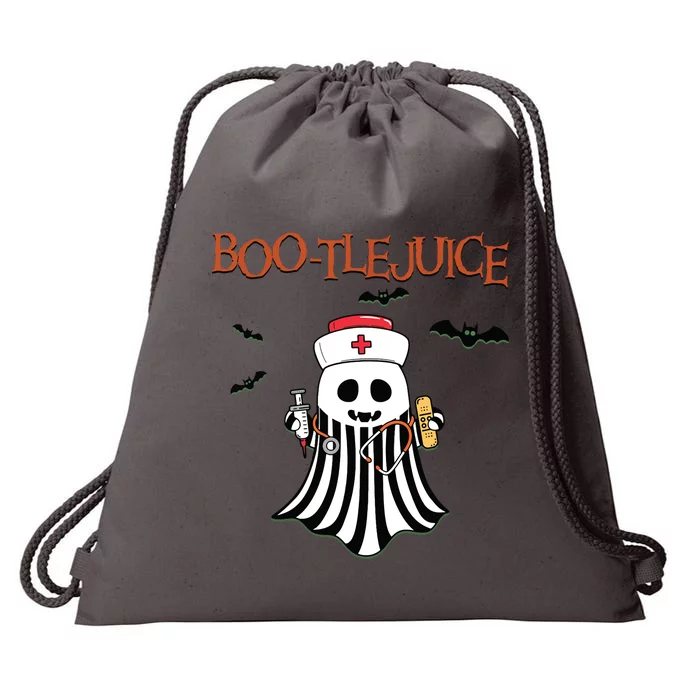 Bootlejuice Ghost Nurse Halloween Drawstring Bag