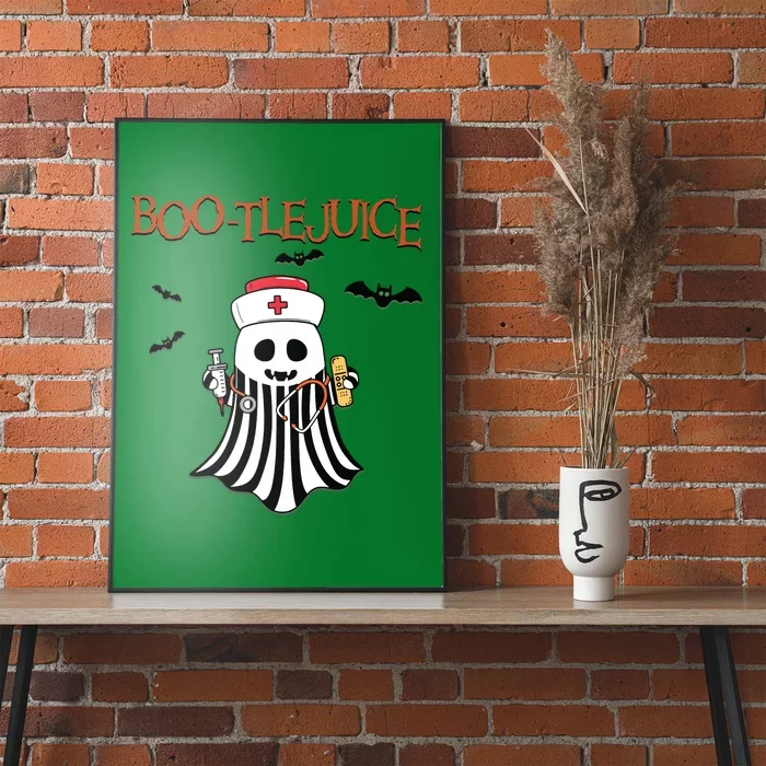 Bootlejuice Ghost Nurse Halloween Poster