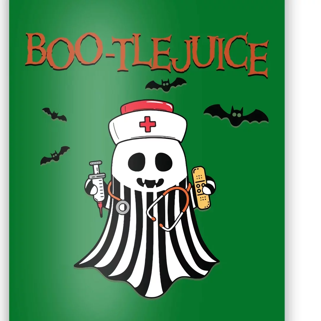 Bootlejuice Ghost Nurse Halloween Poster