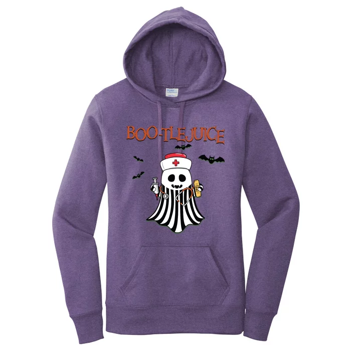 Bootlejuice Ghost Nurse Halloween Women's Pullover Hoodie