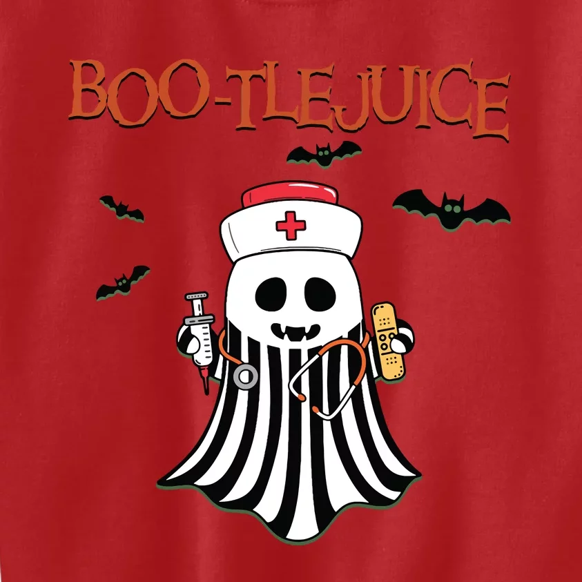 Bootlejuice Ghost Nurse Halloween Kids Sweatshirt