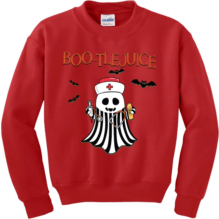 Bootlejuice Ghost Nurse Halloween Kids Sweatshirt