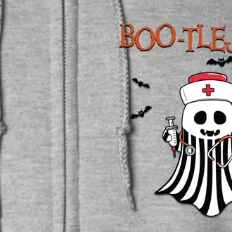 Bootlejuice Ghost Nurse Halloween Full Zip Hoodie