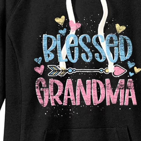 Blessed Grandma Nana Granny Grandmother Mothers Day Grandma Gift Women's Fleece Hoodie