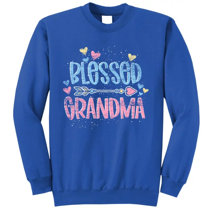 Blessed Grandma Nana Granny Grandmother Mothers Day Grandma Gift Tall Sweatshirt