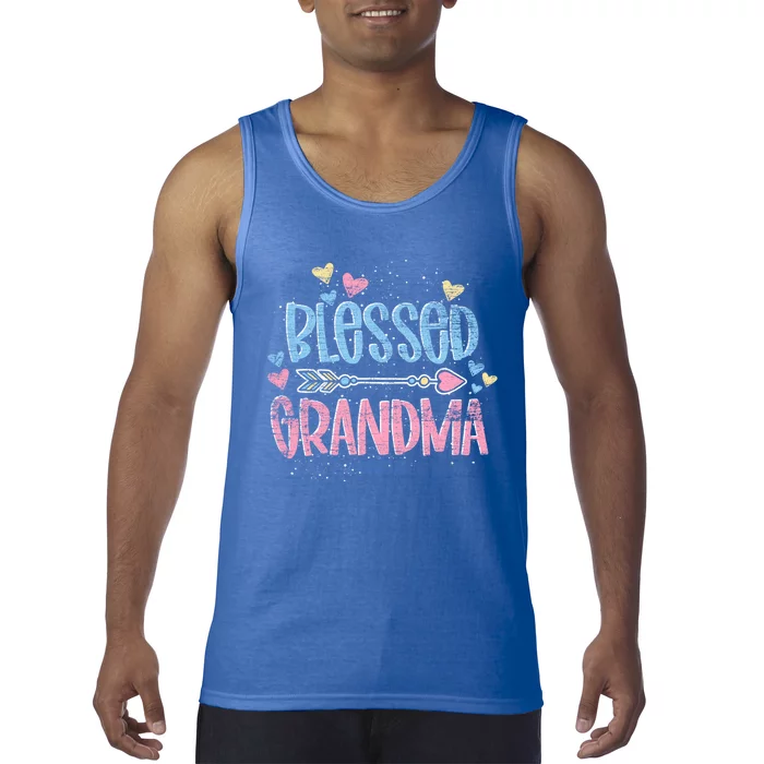 Blessed Grandma Nana Granny Grandmother Mothers Day Grandma Gift Tank Top