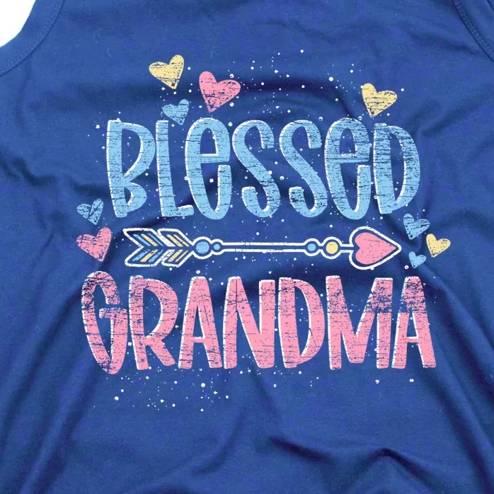 Blessed Grandma Nana Granny Grandmother Mothers Day Grandma Gift Tank Top