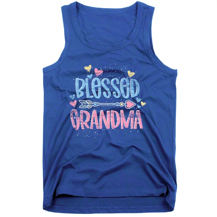 Blessed Grandma Nana Granny Grandmother Mothers Day Grandma Gift Tank Top