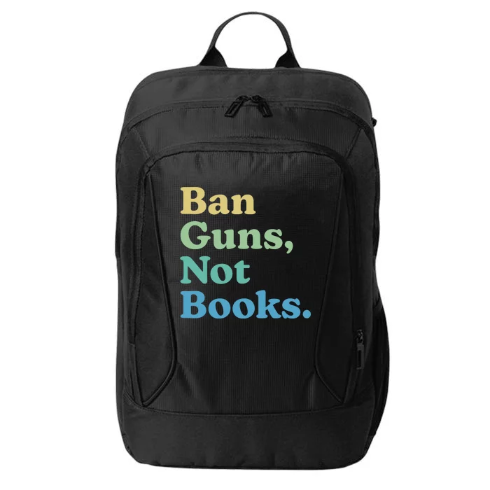 Ban Guns Not Books City Backpack