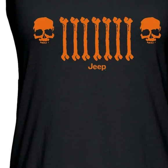 Bone Grille Orange Ladies Essential Flowy Tank