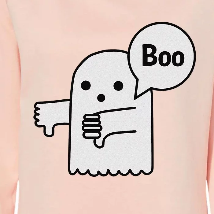 Boo Ghost Of Disapproval Womens California Wash Sweatshirt