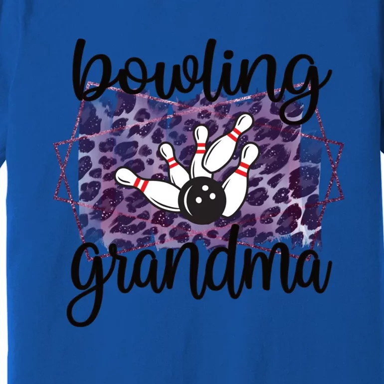 Bowling Grandma Of A Bowler Grandmother Meaningful Gift Premium T-Shirt