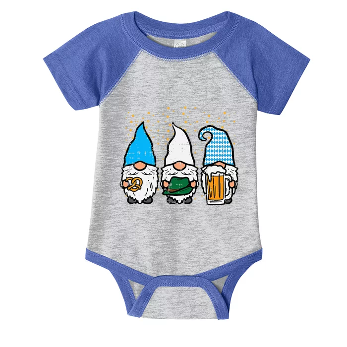 Bavarian Gnomes Octoberfest German Oktoberfest Infant Baby Jersey Bodysuit