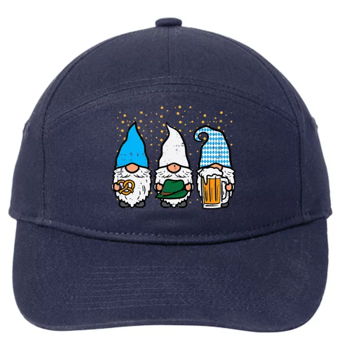 Bavarian Gnomes Octoberfest German Oktoberfest 7-Panel Snapback Hat