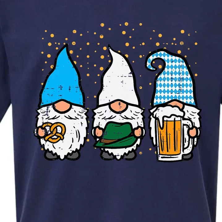 Bavarian Gnomes Octoberfest German Oktoberfest Sueded Cloud Jersey T-Shirt