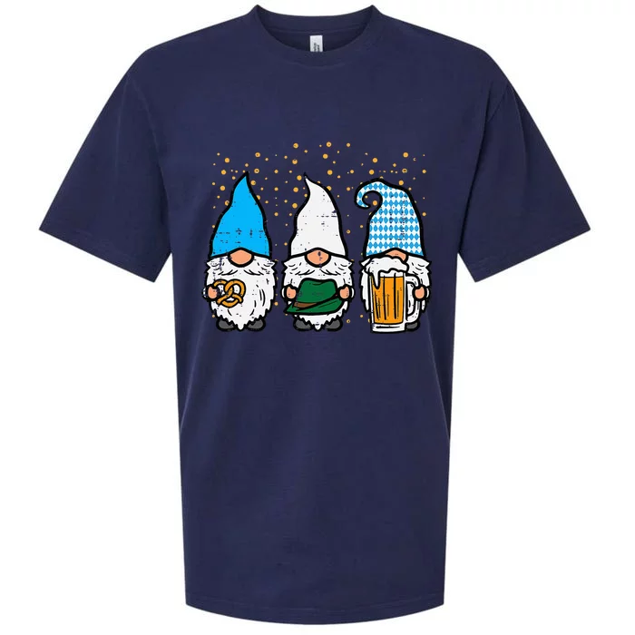 Bavarian Gnomes Octoberfest German Oktoberfest Sueded Cloud Jersey T-Shirt