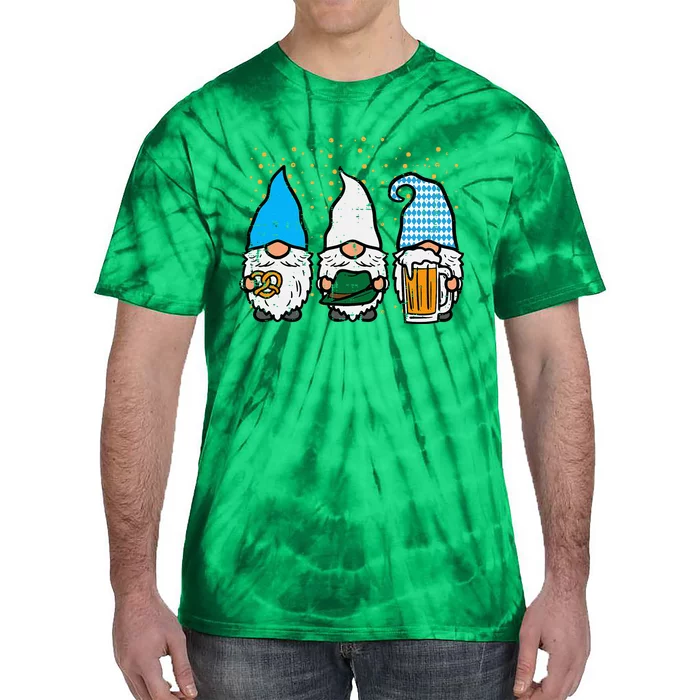 Bavarian Gnomes Octoberfest German Oktoberfest Tie-Dye T-Shirt