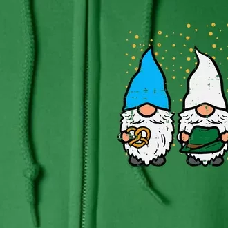 Bavarian Gnomes Octoberfest German Oktoberfest Full Zip Hoodie