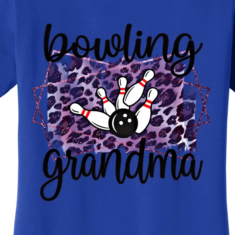 Bowling Grandma Of A Bowler Grandmother Gift Women's T-Shirt