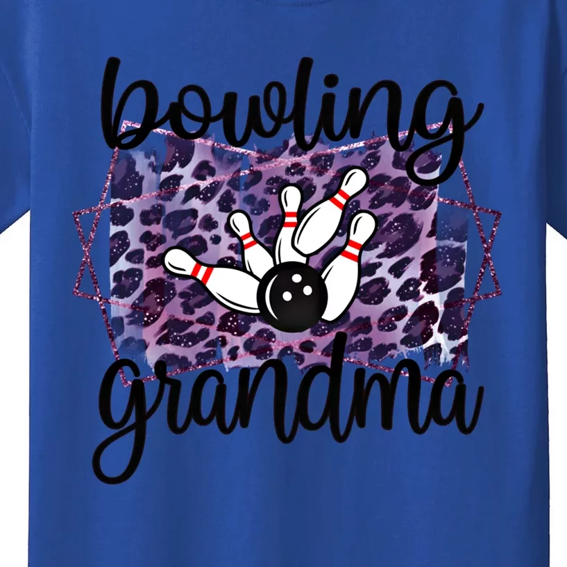 Bowling Grandma Of A Bowler Grandmother Gift Kids T-Shirt