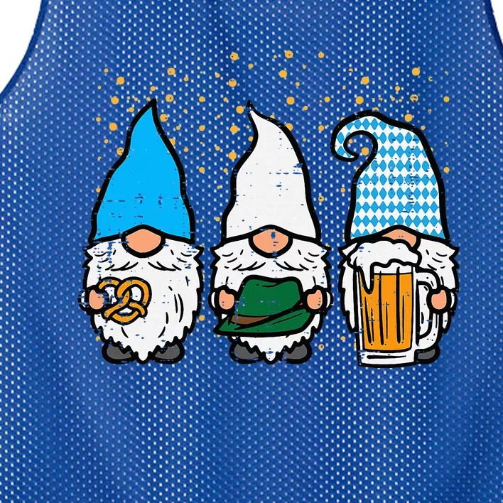 Bavarian Gnomes Octoberfest German Oktoberfest Mesh Reversible Basketball Jersey Tank