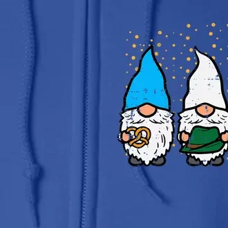 Bavarian Gnomes Octoberfest German Oktoberfest Full Zip Hoodie