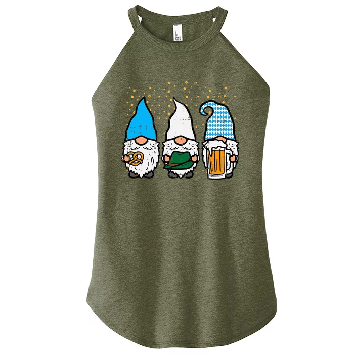 Bavarian Gnomes Octoberfest German Oktoberfest Women’s Perfect Tri Rocker Tank