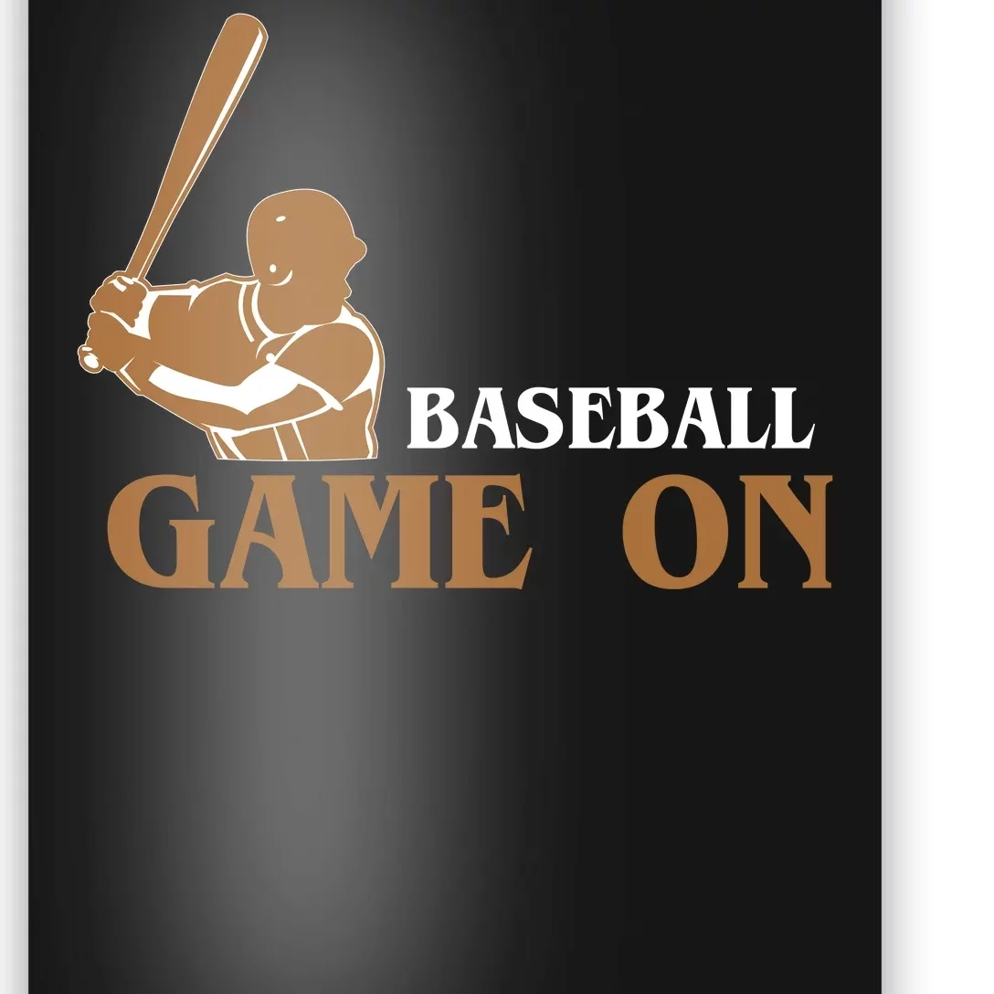 Baseball Game On Poster