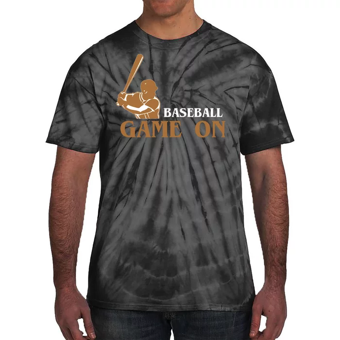 Baseball Game On Tie-Dye T-Shirt