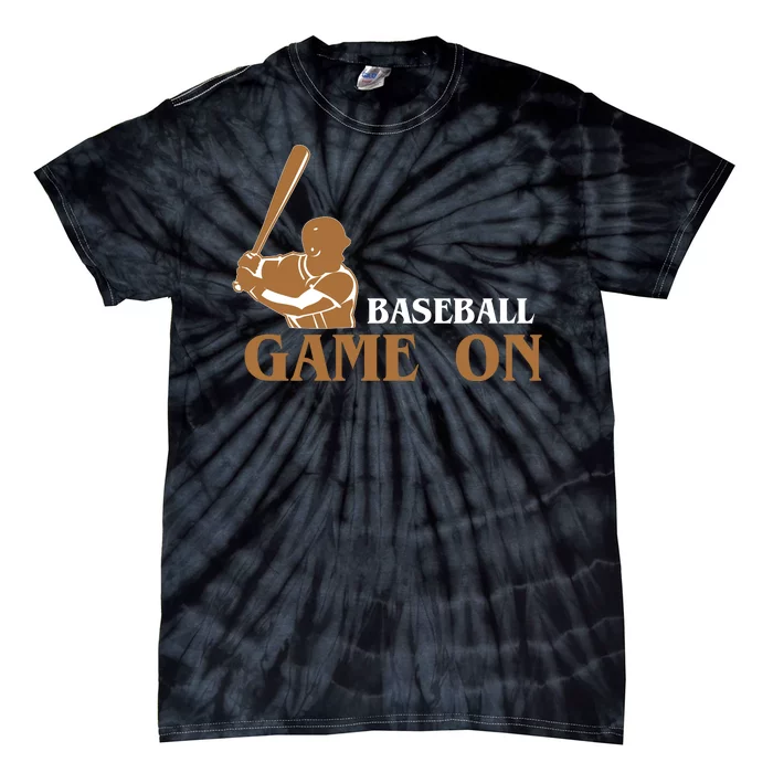 Baseball Game On Tie-Dye T-Shirt