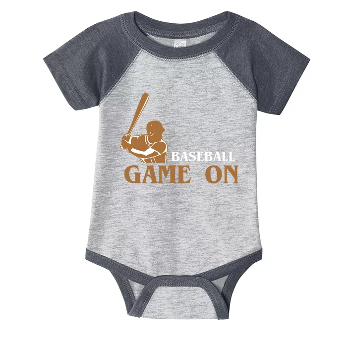 Baseball Game On Infant Baby Jersey Bodysuit