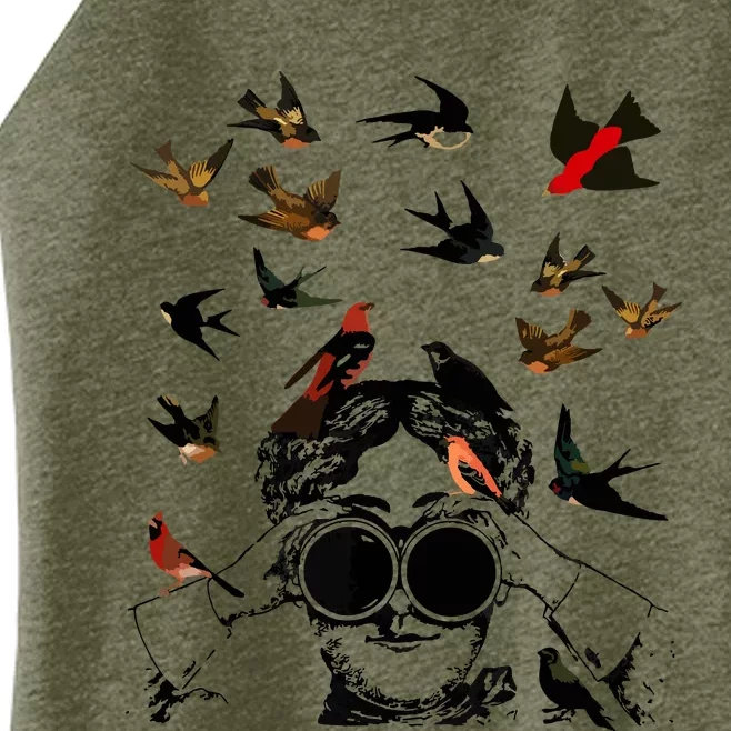 Birdwatching Gifts Ornithologist Twitcher Bird Lover Women’s Perfect Tri Rocker Tank