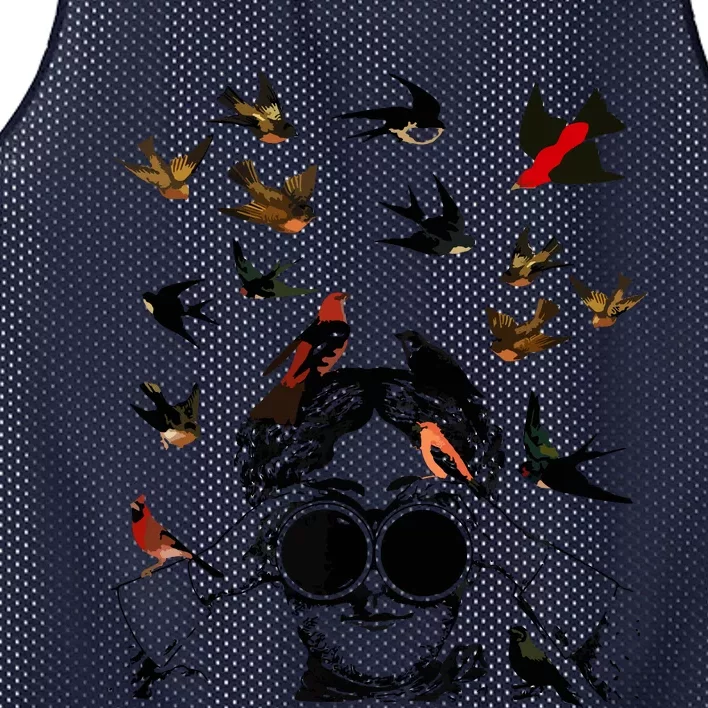 Birdwatching Gifts Ornithologist Twitcher Bird Lover Mesh Reversible Basketball Jersey Tank