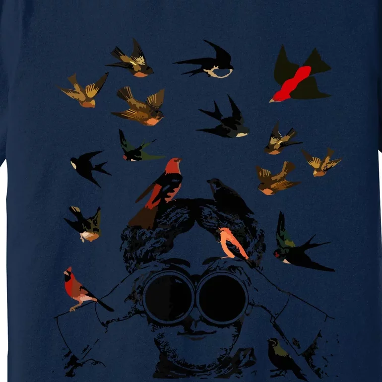 Birdwatching Gifts Ornithologist Twitcher Bird Lover Premium T-Shirt