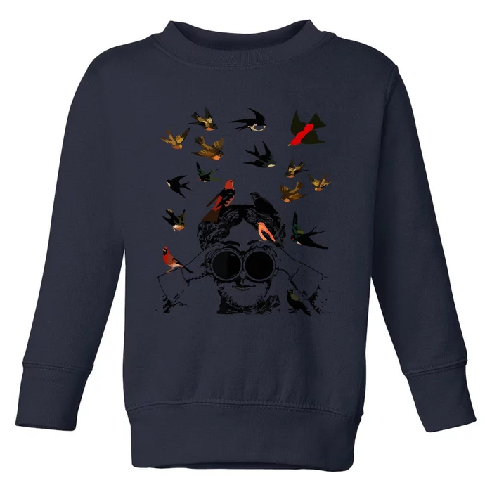 Birdwatching Gifts Ornithologist Twitcher Bird Lover Toddler Sweatshirt