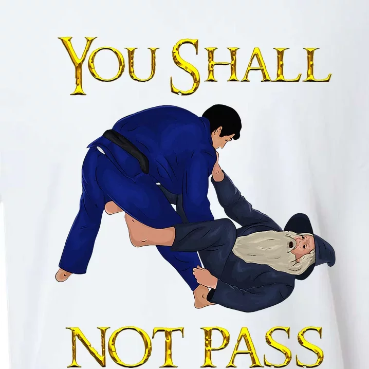 Bjj Guard Passing You Shall Not Pass Brazilian Jiu Jitsu Sueded Cloud Jersey T-Shirt