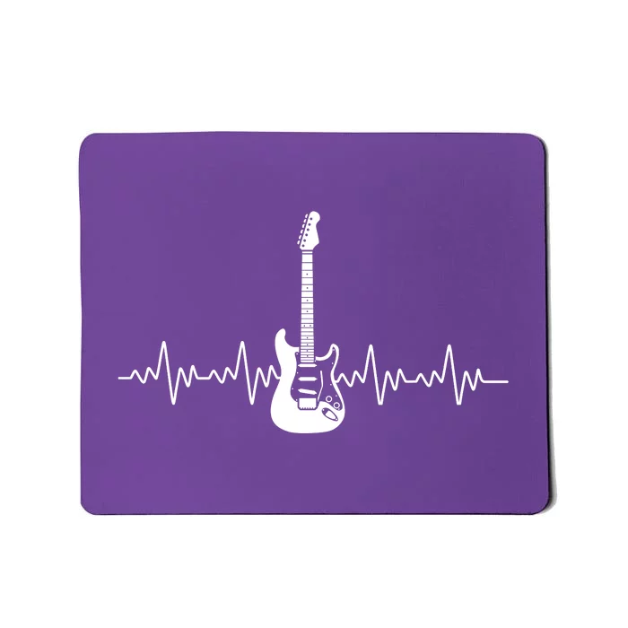 Bass Guitar Player Heartbeat Mousepad