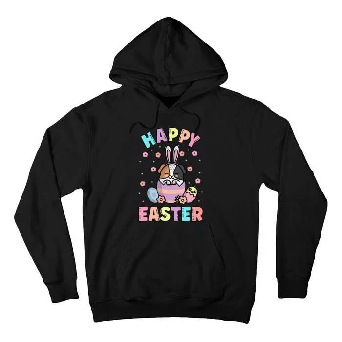 Bunny Guinea Pig Cute Spring Egg Easter Kawaii Tall Hoodie